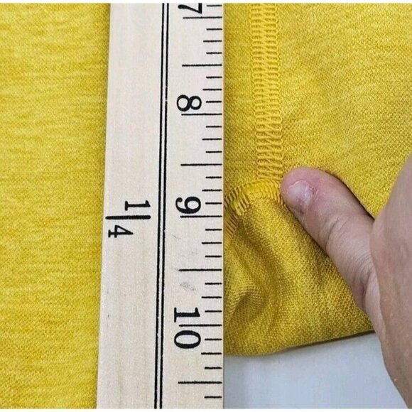 Alphalete OG Revival Leggings Yellow Women’s Size Small Mid Rise Activewear - Picture 10 of 12